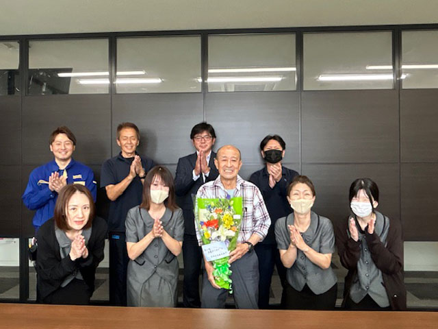 70歳卒社！お疲れ様でした！