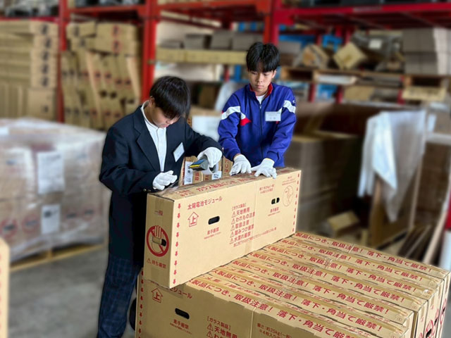 今年も山城中学校から職場体験来られました。