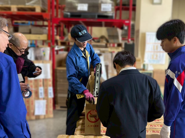 今年も山城中学校から職場体験来られました。