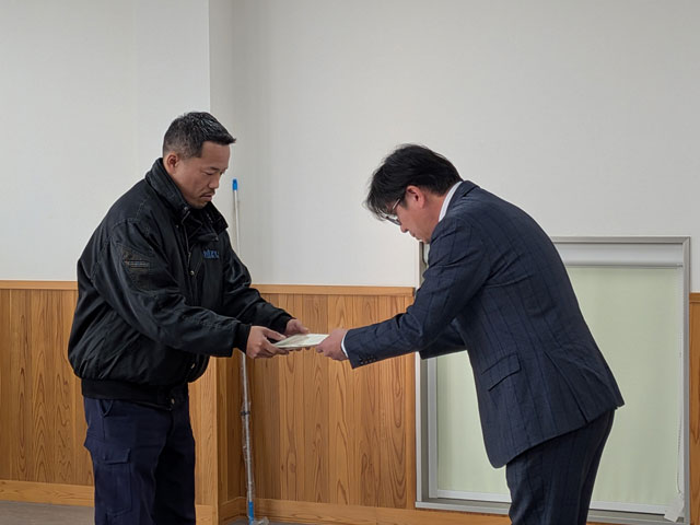 仕事始め式です。